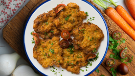 Una receta perfecta de tortilla de camarones andaluza