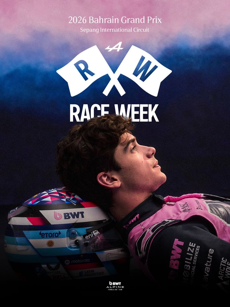 Franco Colapinto fue la cara del anuncio de Alpine para el GP de Baréin. Franco Colapinto fue la cara del anuncio de Alpine para el GP de Baréin.