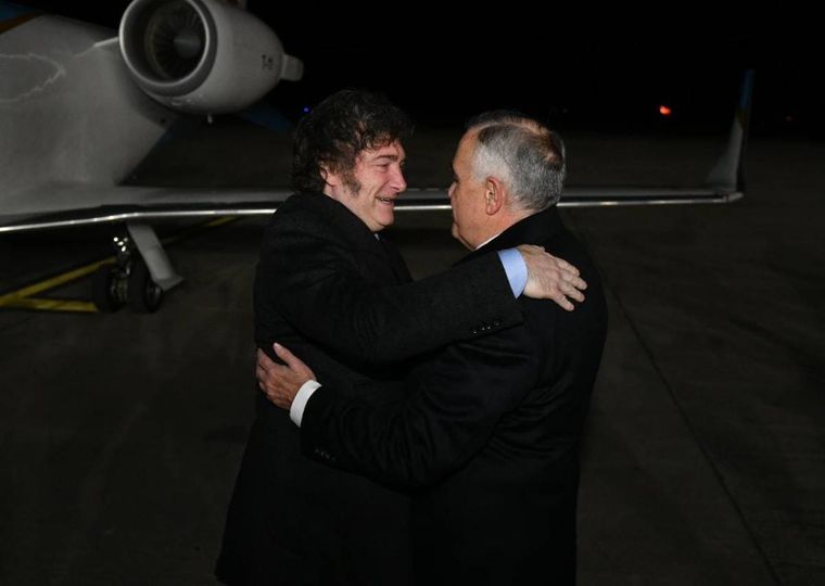 Javier Milei y Osvaldo Jaldo