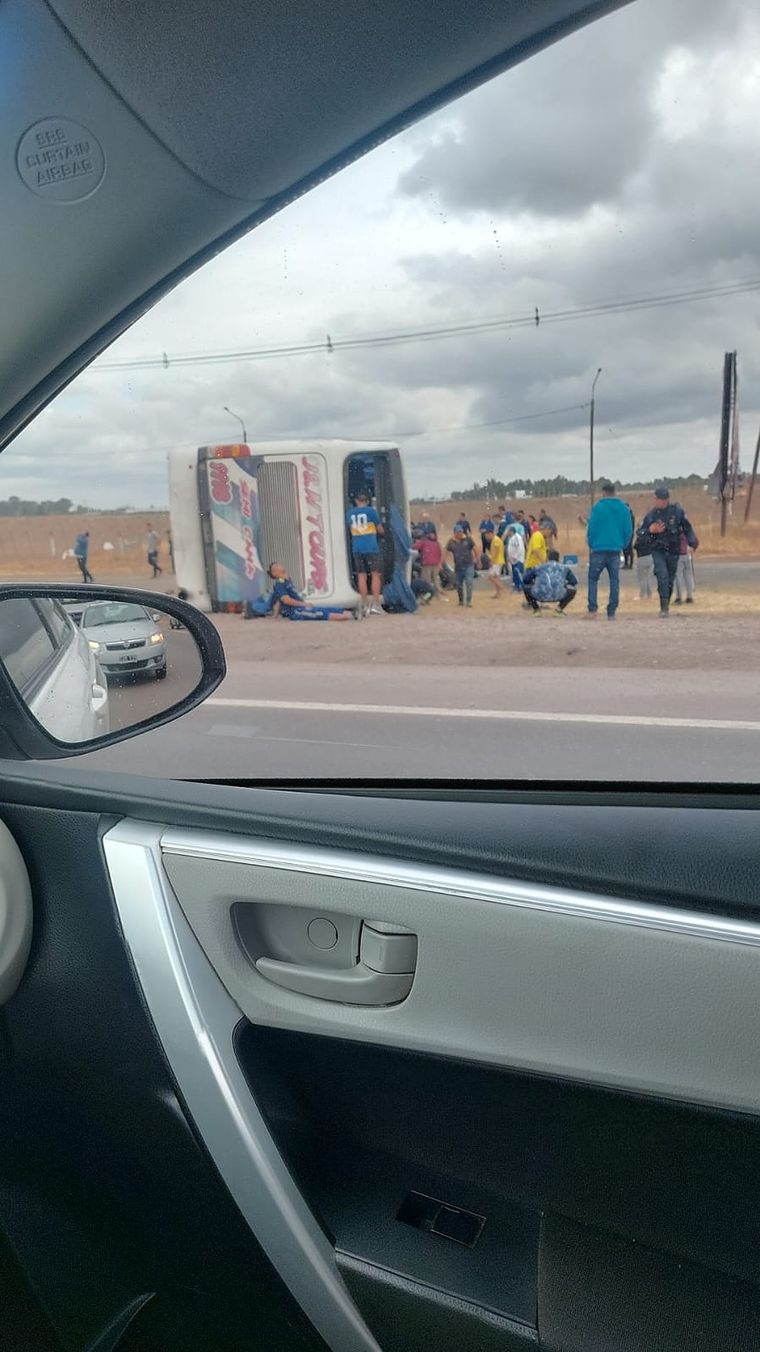 Las primeras imágenes del accidente