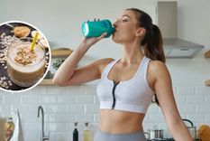 Cómo preparar un saludable batido de avena y plátano (Shutterstock). Foto: Freepik