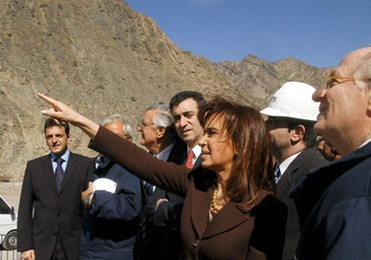 Cristina durante su visita a San Juan. Foto: NA