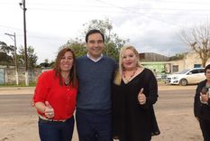 María Victoria Caillava, implicada y detenida en el caso Loan y el intendente de 9 de Julio, Hugo Ynsaurralde Foto: X (Twitter) @SebasTempone