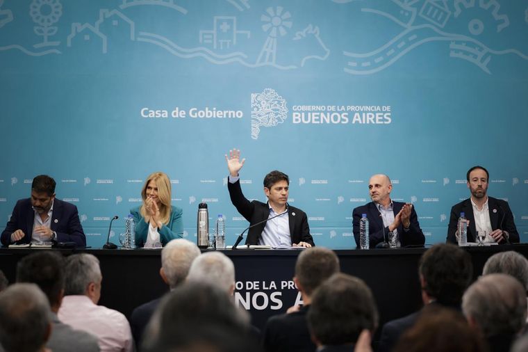 Axel Kicillof en la presentación del Presupuesto 2026.