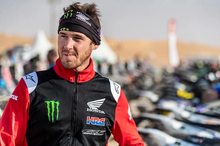 Ricky Brabec se despidió del Dakar. Foto: Honda