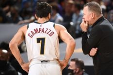 el desagradable momento que vivio facundo campazzo en pleno partido de los nuggets