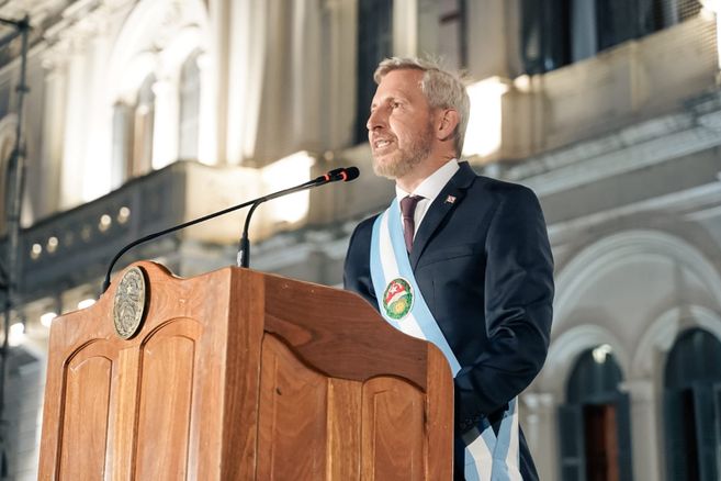 Rogelio Frigerio, celebró los anuncios de Javier Milei sobre el Presupuesto 2026.