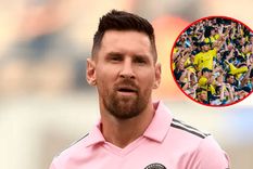 Los hinchas del Nashville desafiaron a Messi antes de la final con el Inter Miami