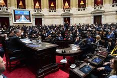 Manuel Adorni en el Congreso