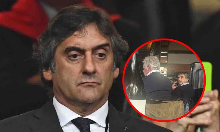 Francescoli almorzó con Mateo Retegui.