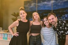Romina Richi, Laura Cymer y Dan Breitmanok, bajo la dirección de la ganadora del ACE Corina Fiorillo, son este verano los protagonistas de Exit versión Villa Carlos Paz. Foto: Luis Tórtolo