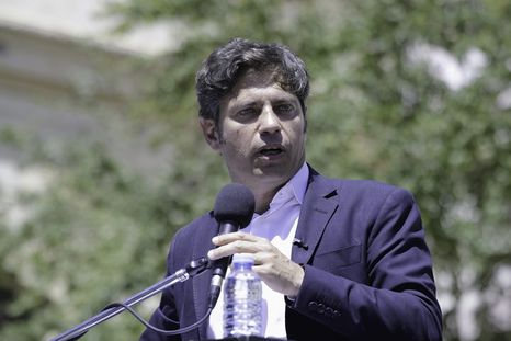 Axel Kicillof en medio de las disputas al interior del peronismo.&nbsp;