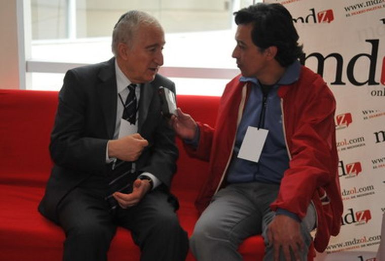 Kliksberg, en diálogo con MDZ. Foto: Gerardo Gómez/MDZ