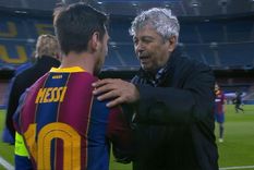 Genial: el DT del Dinamo de Kiev le pidió la camiseta a Messi