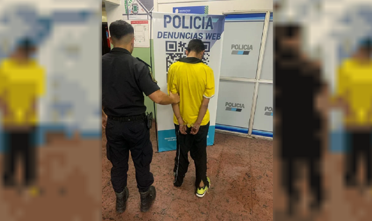 El último detenido Foto: NA