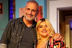 Morena y Jorge Rial
