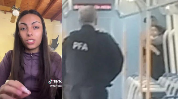 La joven que fue tomada de rehén en el Tren Roca dio su testimonio por medio de TikTok.