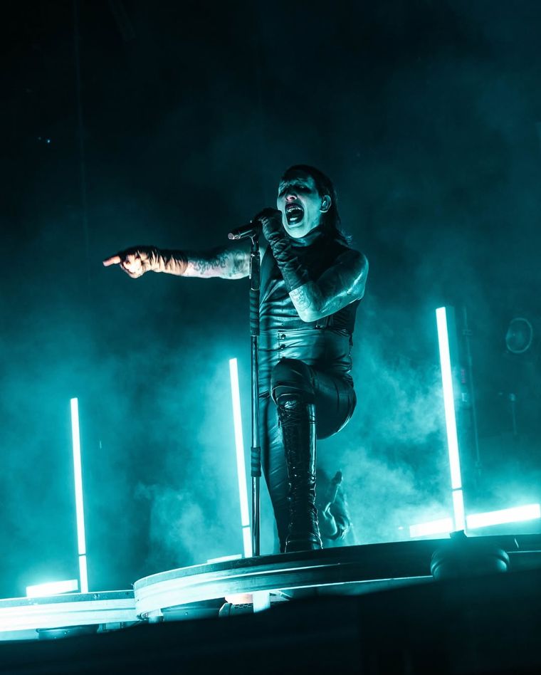 Marilyn Manson inolvidable.