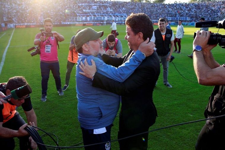 Maradona y Gallardo.