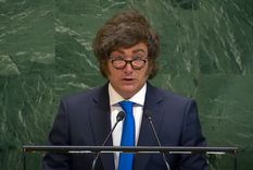 Javier Milei en su segunda exposición ante la Asamblea General de las Naciones Unidas.