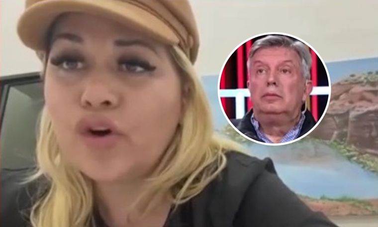 Verónica Ojeda se trenzó con Mauricio DAlessandro Foto: Captura TV