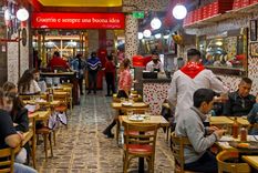 Almuerzo Las pizzas y las empanadas son de los más populares pero también con un alto índice de precios Foto: Shutterstock