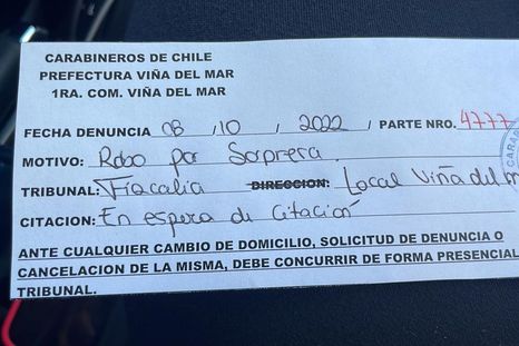 Chile está preparado para el robo a turistas argentinos