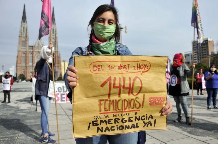 Las agrupaciones, organismos y organizaciones abocadas a combatir la violencia de género concideran que el mayor responsable es el Estado Foto: Télam