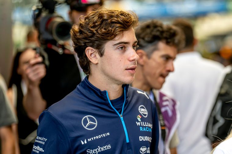 Franco Colapinto logró meterse en SQ3 en su temporada debut, como piloto de Williams.