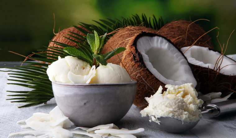 Irresistible helado de leche de coco: alternativa saludable y refrescante Foto: Shutterstock