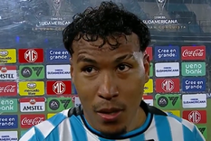 El delantero habló tras el partido. Foto: Captura El delantero habló tras el partido. Foto: Captura