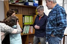 Benjamín William Laskey se reencuentra con su madre Foto: Ministerio de Seguridad de Córdoba