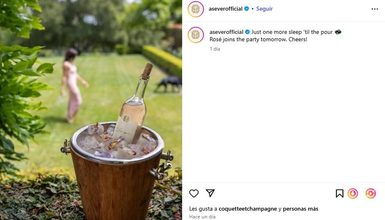 La presentación del vino de Meghan Markle en las redes sociales La presentación del vino de Meghan Markle en las redes sociales