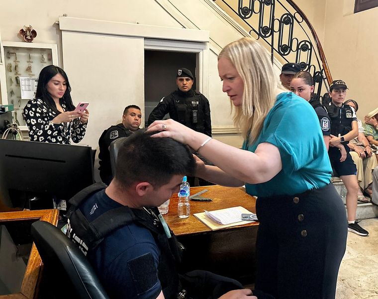 La vicegobernadora confirmó que hirieron a un efectivo policial.&nbsp;