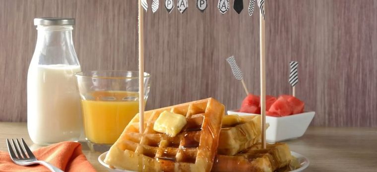 Desayuno para el Día del Padre. Foto: Craftología (craftologia.com)