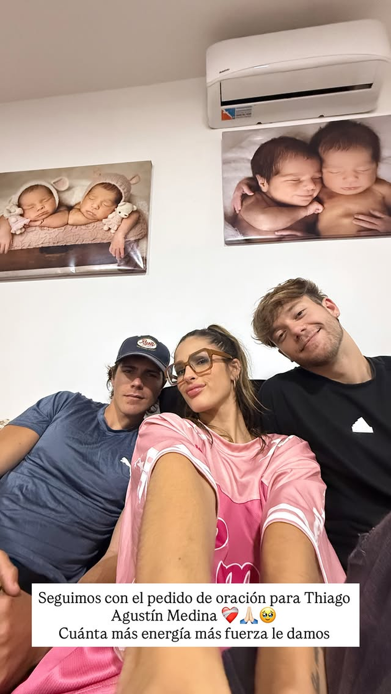 Julieta, Marcos y Nacho, apoyando a Thiago Medina. Créditos: Instagram / poggiojulieta Julieta, Marcos y Nacho, apoyando a Thiago Medina. Créditos: Instagram / poggiojulieta