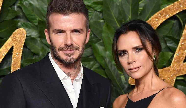 David y Victoria Beckham Foto: Archivo