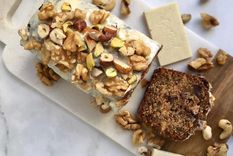 budin enorme de frutos secos ¡sin mantequilla! humedo y riquisimo