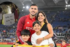 Paredes y su familia Foto: Instagram: @leoparedes20