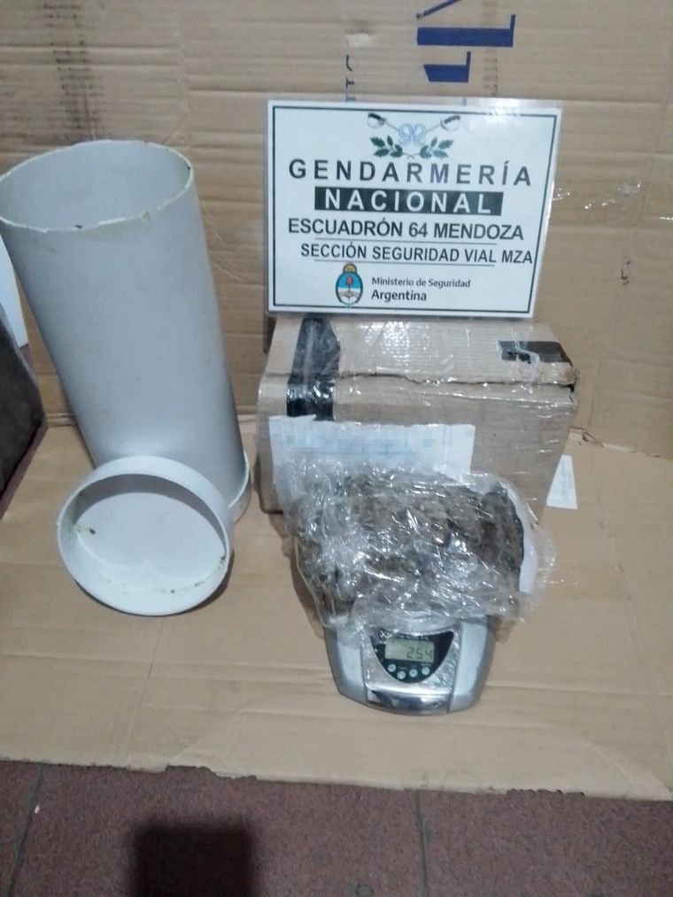 El procedimiento de Gendarmería Foto: Gendarmería Nacional