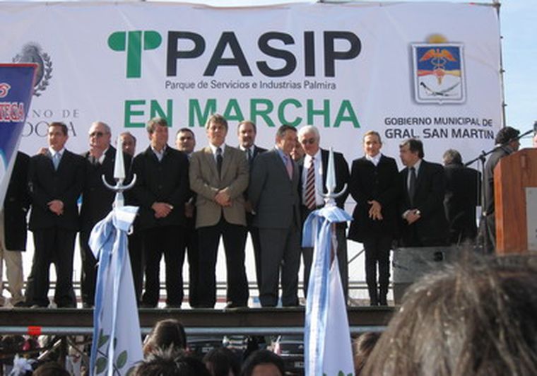 Jaque encabezó el acto del Pasip en Palmira.