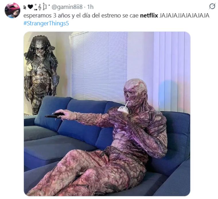 Algunos memes de la caída de Netflix. Algunos memes de la caída de Netflix.