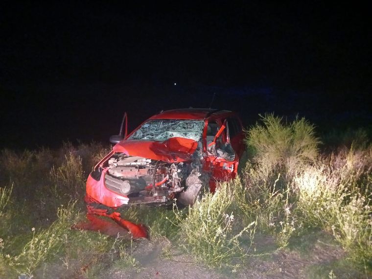 El Volkswagen involucrado en el accidente. Foto: Ministerio de Seguridad