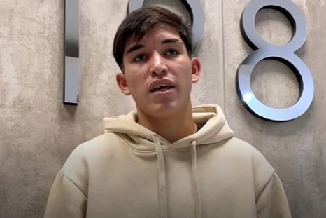 Julio Coria, defensor de la Selección argentina Sub 17. Julio Coria, defensor de la Selección argentina Sub 17.