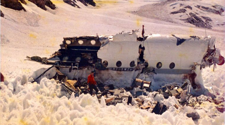 Los sobrevivientes permanecieron durante 72 días en la cordillera de los Andes Foto: Editorial Planeta