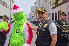 El grupo policial peruano de elite Terna tiene la costumbre de disfrazar a sus agentes para los operativos antinarcos. Foto: X