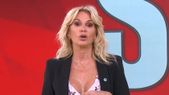 La conductora habló sin pelos en la lengua. Foto: captura de video/ América TV. La conductora habló sin pelos en la lengua. Foto: captura de video/ América TV.