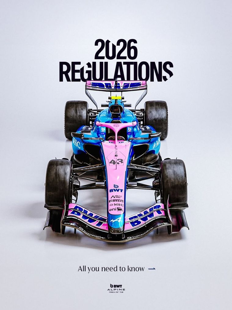 Alpine explicó los principales cambios de los coches de Fórmula 1 para la temporada 2026. Alpine explicó los principales cambios de los coches de Fórmula 1 para la temporada 2026.