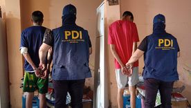 Los delincuentes que integraban la banda que asaltaba choferes de plataformas. Los delincuentes que integraban la banda que asaltaba choferes de plataformas.