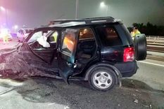 Así quedó el vehículo de la mujer Foto: X @Hechosanderecho Así quedó el vehículo de la mujer Foto: X @Hechosanderecho